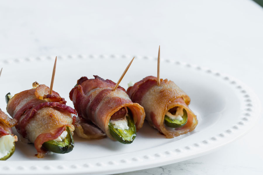 Crock-Pot® Bacon Wrapped Jalapeno Little Smokie Poppers - Dad With A Pan