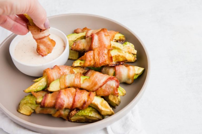 Air Fryer Bacon Wrapped Avocado Recipe Ketofocus