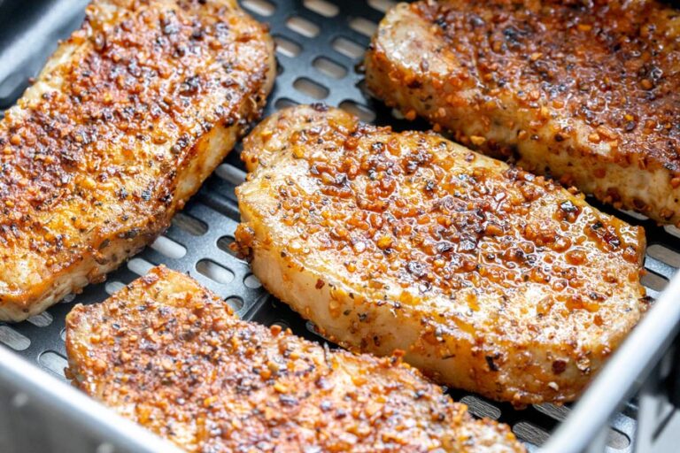 Juicy Air Fryer Pork Chops (perfectly caramelized edges)