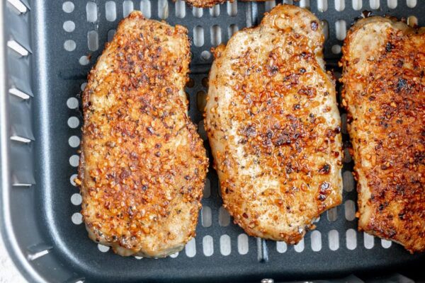 Juicy Air Fryer Pork Chops (perfectly caramelized edges)