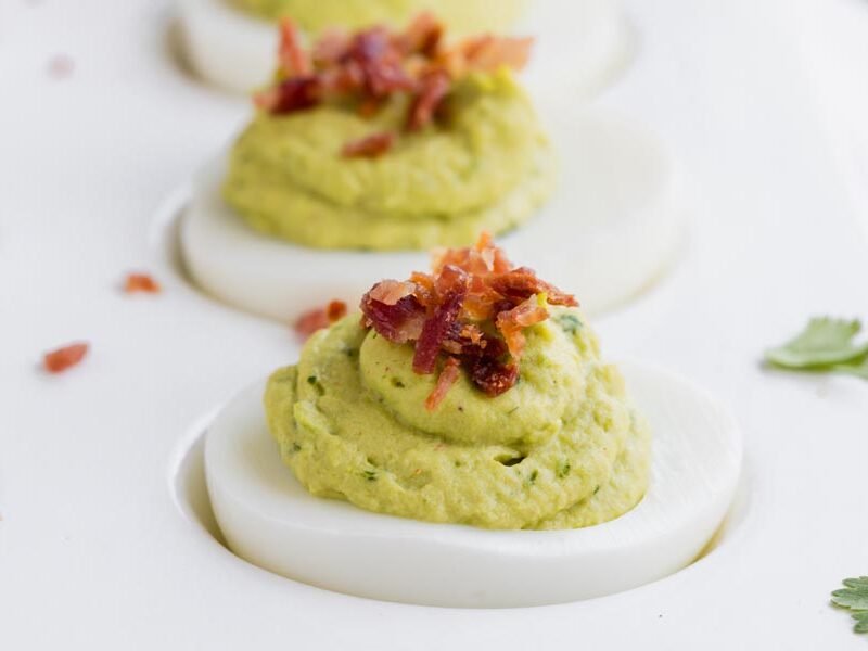 Avocado Deviled Eggs - My Incredible Recipes