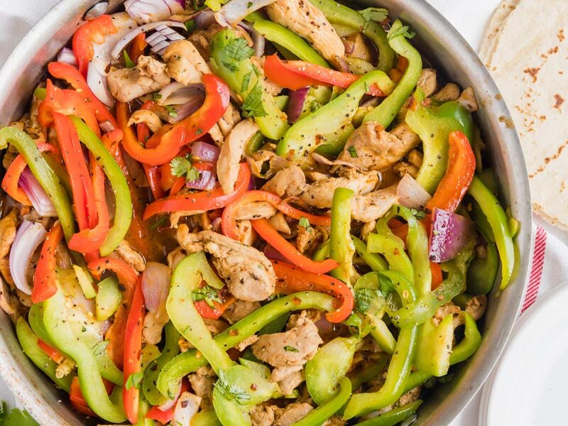 Marinated Sheet Pan Chicken Fajitas