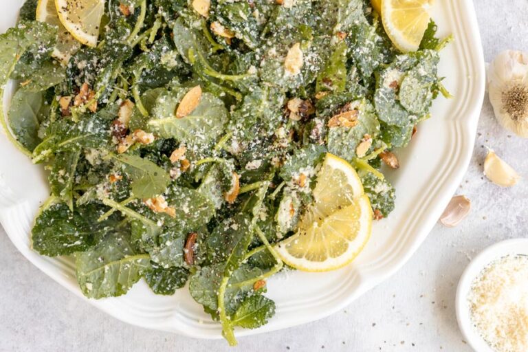 Kale Salad With Lemon Garlic Dressing   Kale Salad 2 768x512 