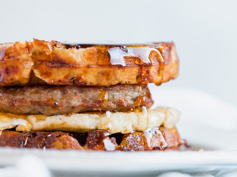 McGriddle chaffles Recipe by Jenn - Cookpad