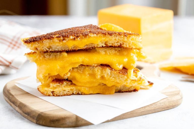 Keto Grilled Cheese (VIDEO + Air Fryer Instructions)