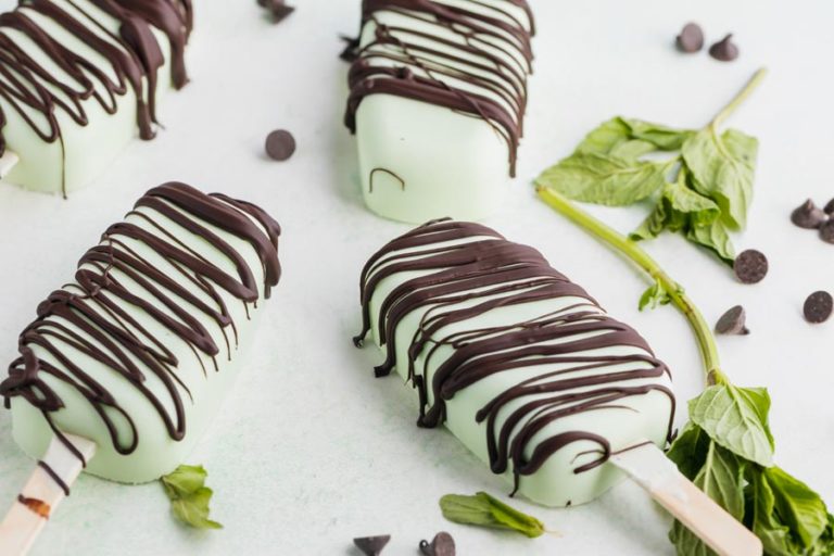 Keto Mint Chocolate Ice Cream Bars Recipe Ketofocus