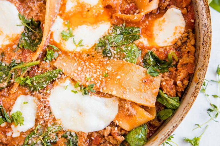 Keto Skillet Lasagna Recipe - Grab one pot and done! - Ketofocus