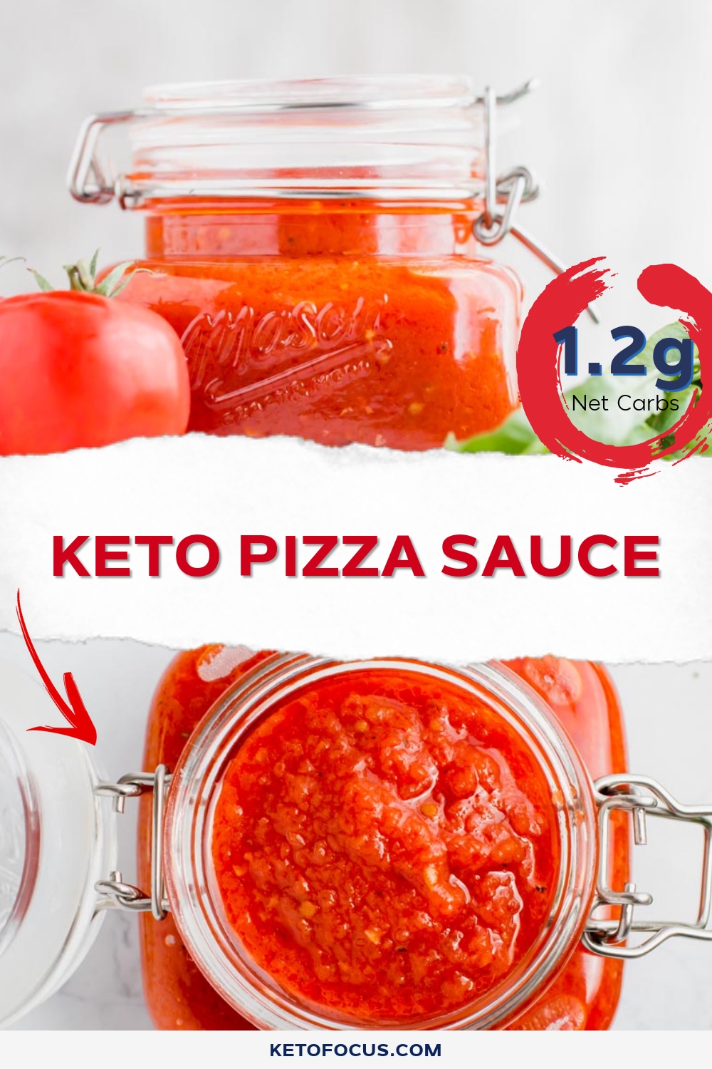 The BEST Keto Pizza Sauce Recipe - EASY Low Carb Marinara - GREAT on Pasta,  Meat & Veges (2g Carbs) 